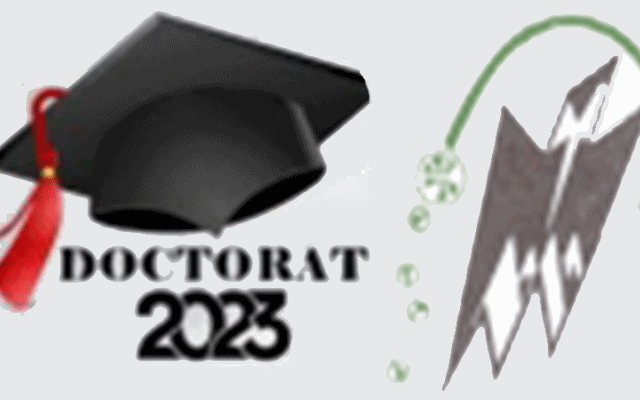 Avis soutenance doctorat Es Sciences Mme CHEBOUT Samya