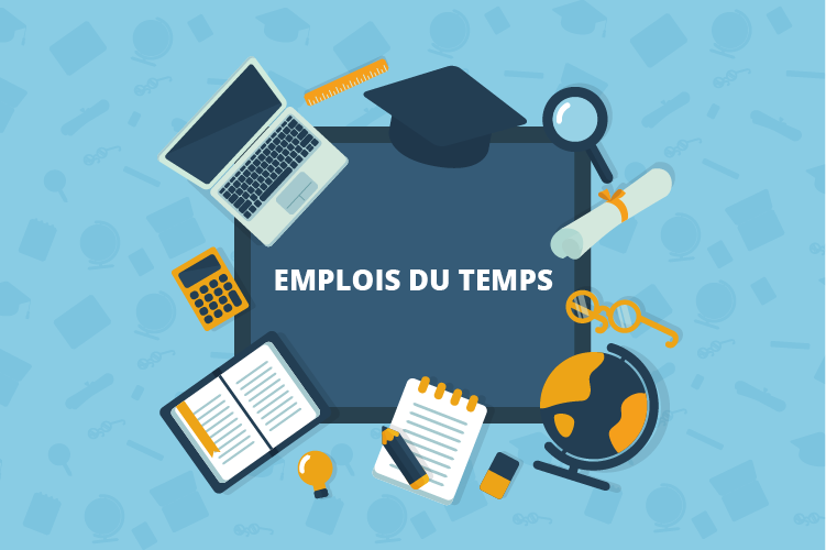 Emplois du temps actualisés 1ère année ST ING. 3ème et 4éme année CSSM