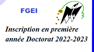 Dossier d’inscription des lauréats du concours de doctorat 3ème cycle 2022/2023