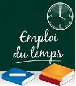 Emplois de temps semestre 1 tous les niveaux, département Génie Biomédical