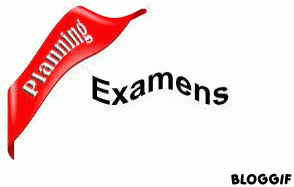 Planning des examens semestre pair ainsi que le planning des rattrapages des semestres pair et impair | Répartition aux lieux d’évaluation