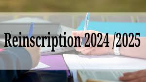 Réinscription 2024-2025