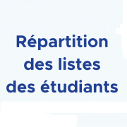 Répartition des étudiants sur les salles d’examens du semestre impair