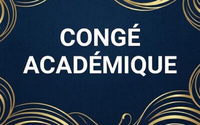 Congé Académique, Année Universitaire 2026/2027