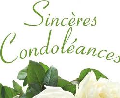 Condoléances