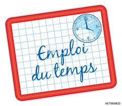 Emplois du temps -Département de Mathématiques-