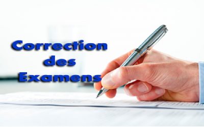 Pv de Notes et Corrigés de l&rsquo;examen d’algèbre 1 de la section F et G