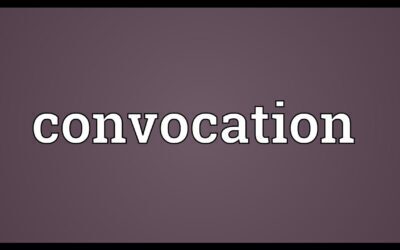 CONVOCATION