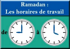 HORAIRE RAMADHAN TRAVAUX PRTIQUES PHYSIQUE 2