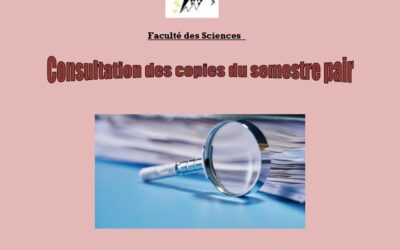 Avis aux étudiants L1-Maths, L1-Info et MI (Planning des consultations du semestre 2)