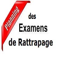 Département de Mathematiques:Planning des rattrapages semestre pair