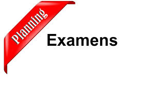 Règles régissant le déroulement des examens.