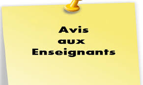 Avis aux enseignants vacataires
