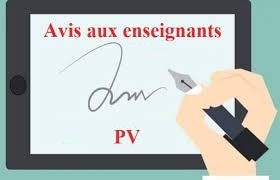Avis aux enseignants de département.