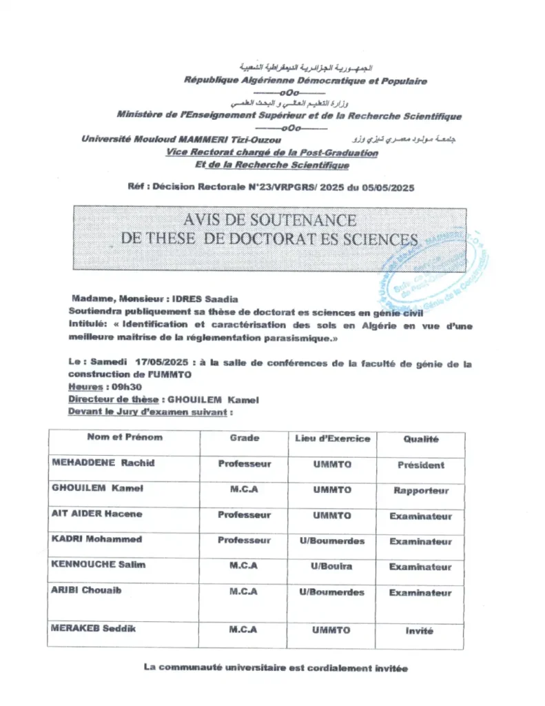 IDRES Saadia