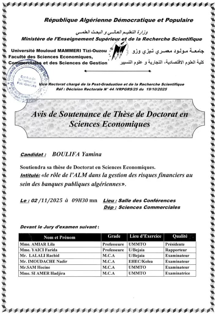 BOULIFA Yamina