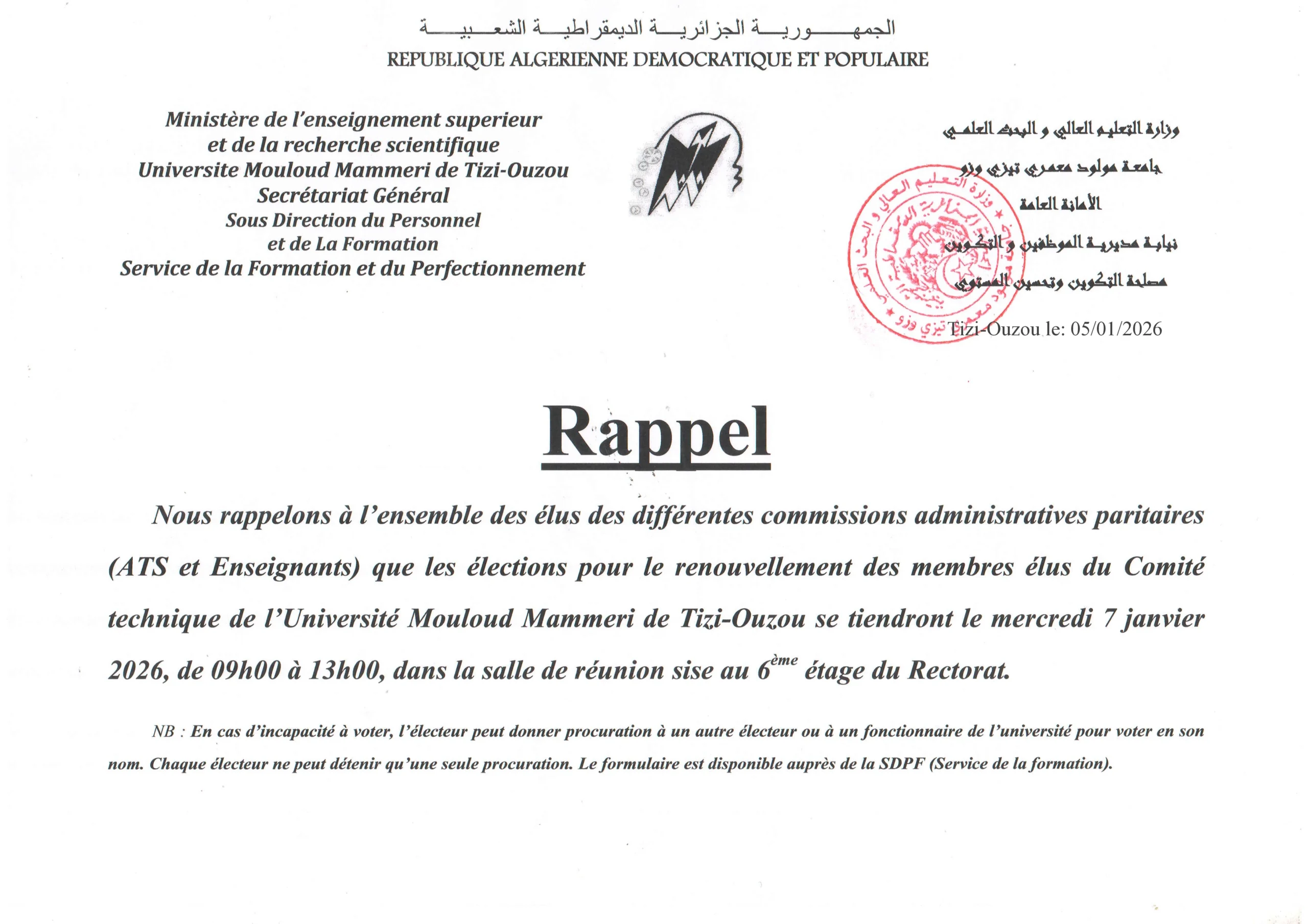 Rappel (1)