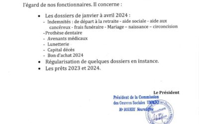 Information aux Personnels Enseignants et ATS