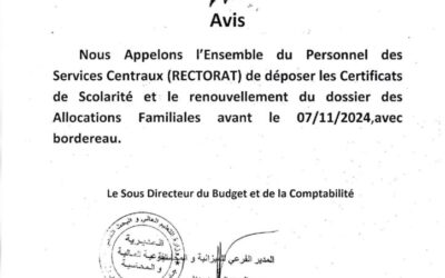 Allocations familiales