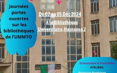 Journées portes ouvertes sur les bibliothèques de l’UMMTO