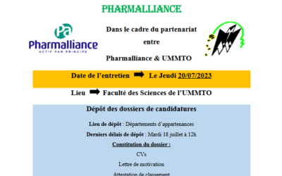 Organisation d’une journée de recrutement par Pharmalliance