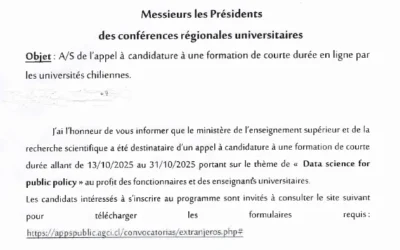 Appel à candidature – Formation en ligne sur la science des données et les politiques publiques