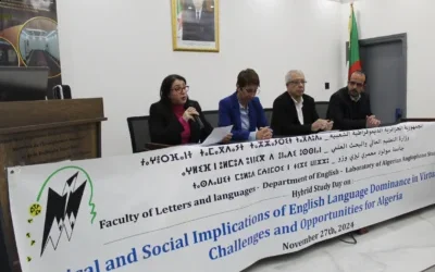 Retour en images sur la journée d’étude sous le thème  » Ethical and Social Implications of English Language Dominance in Virtual Spaces: Challenges and Opportunities for Algeria »