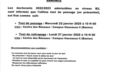 Formation complémentaire d&rsquo;anglais