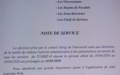 Note de service