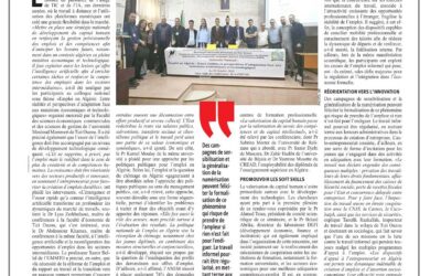 Revue de presse UMMTO: Le numérique reconfigure le marché de l’emploi