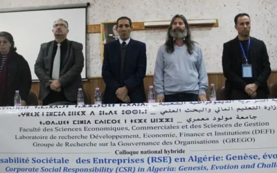 Retour en images sur le colloque national hybride sous le thème : La Responsabilité Sociétale des Entreprises (RSE) en Algérie.