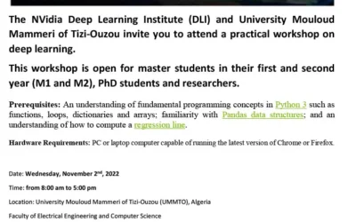 NVidia-UMMTO: Workshop on Deep Learning
