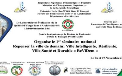 Repenser la ville de demain: Ville intelligente, résiliente, Ville santé et durable « ReViDem »