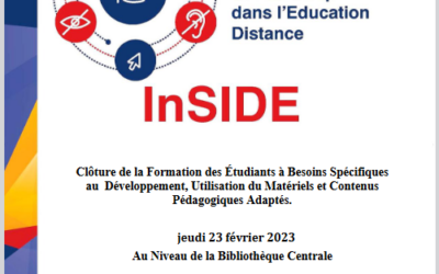 Clôture de la Formation des Étudiants à Besoins Spécifiques au Développement