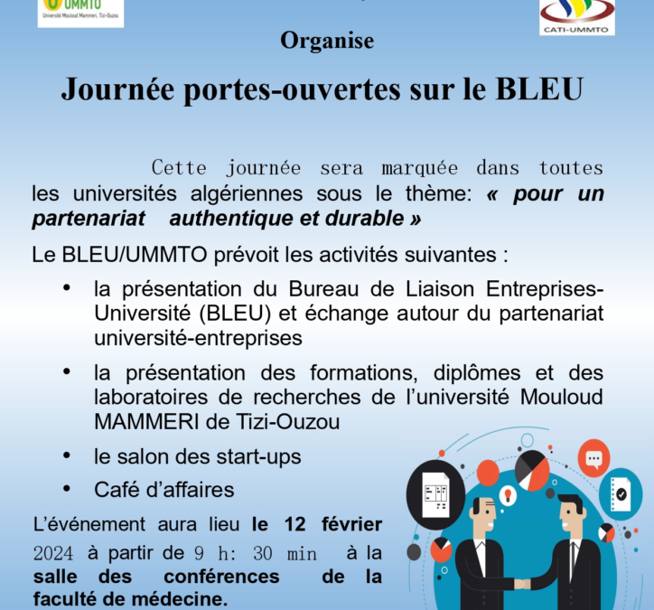Journée portes ouvertes sur le BLEU
