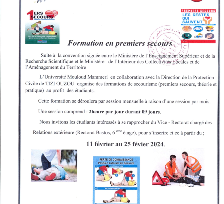 Formation en premiers secours : les Gestes qui sauvent