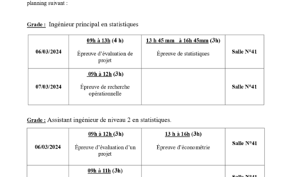 Centre d’examen : la Faculté des sciences organise des examens professionnels