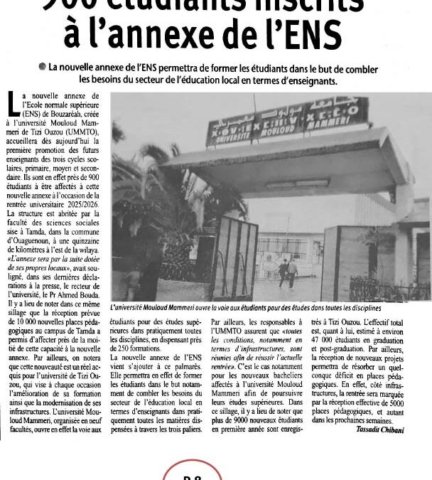 Revue de presse du 22/09/2025