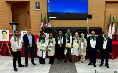 الطالبة أديم منال تتحصل على المرتبة الثالثة وطنيا في المسابقة الوطنية الجامعية لأفضل بورتريه حول شهيدات وشهداء الثورة التحريرية